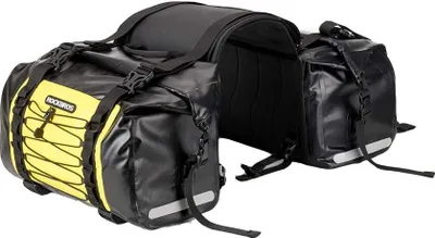 Image de ROCKBROS Moto Sacoches de selle doubles Sacoches de porte-bagages 100% étanches Sacoche de moto Environ.62L Jaune