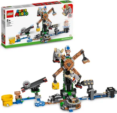 Produktbild von LEGO 71390 Super Mario Reznors Absturz – Erweiterungsset, baubares Kinderspielzeug zum Sammeln