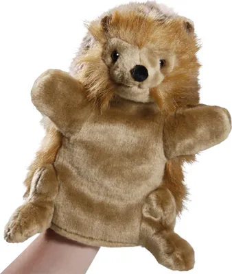 Zdjęcie produktu dla Jeż Carl Dick pacynka na rękę ok. 27 cm, przytulanka, miękka zabawka, pluszak 3690