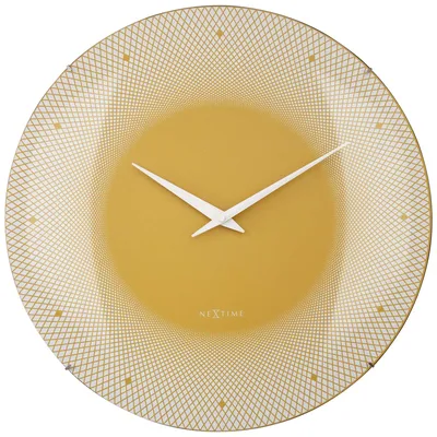 Obrázek produktu pro NeXtime - 3300YL - Wanduhr - 50cm - schwarz - Deep 50
