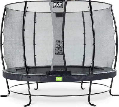 Zdjęcie produktu dla EXIT Elegant Trampolina ø305cm, z Siatka, Okrągła, dla Dzieci, Czarny