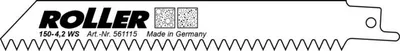 Produktbild von 5 x ROLLER'S Sägeblatt 150 mm Nr 561115 Tigersäge Gips Fox Puma Cat Tiger REMS