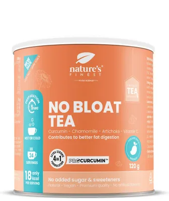 Nature's Finest No Bloat Tea, Tee mischung, verdauung, kurkuma, kamille, #WeAreNature