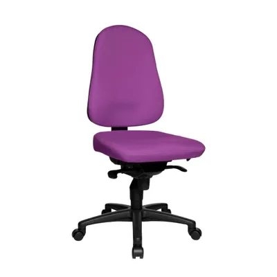 Produktbild von Topstar Bürostuhl Body Balance 50, BAL50T33 Stoff lila, Gestell schwarz