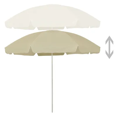 Produktbild von vidaXL Strandschirm Sandgelb 300 cm