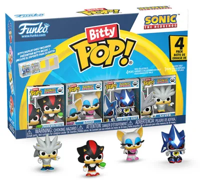 Zdjęcie produktu dla Blister z 4 figurkami Bitty POP Sonic The Hedgehog