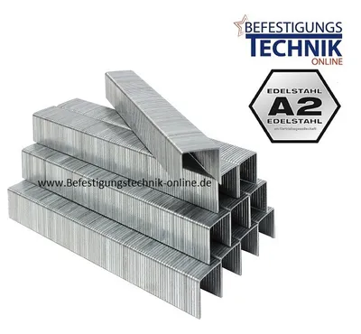 Image de Prebena A08CRF A 80/08mm A2 inox Agrafes en acier inoxydable Agrafes KL-01 10M