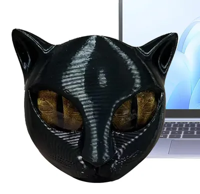 Immagine prodotto di Scultura decorativa a forma di gatto, ideale per interni