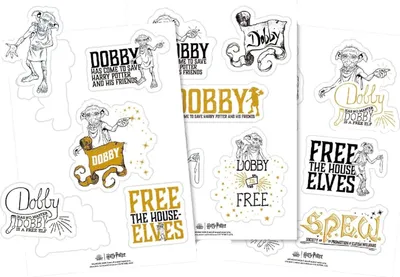 Produktbild von Harry Potter - Aufkleber, Papier CD142 (Einheitsgröße) (Schwarz/Gold)