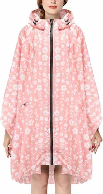 Produktbild von Famanu Regenjacke leicht wasserfest mit Kapuze - Rosa