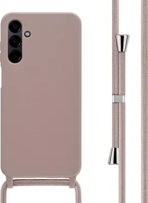 Zdjęcie produktu dla imoshion Silikonowe etui ze sznurkiem do Samsung Galaxy A15 (5G/4G) - Piaskowy róż