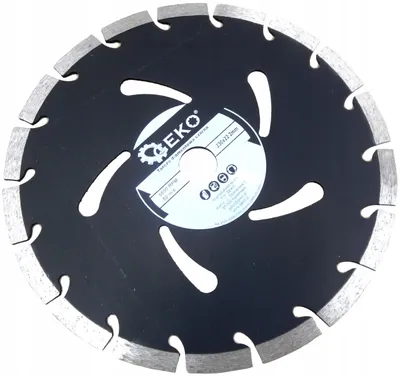 Produktbild von Geko Segmentierte Diamanttrennscheibe 230mm für Bauarbeiten