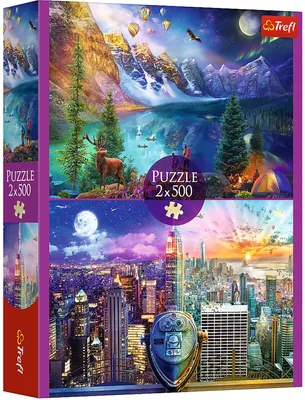 Image de Trefl TREFL Puzzle set American Tour, 2x500 pcs