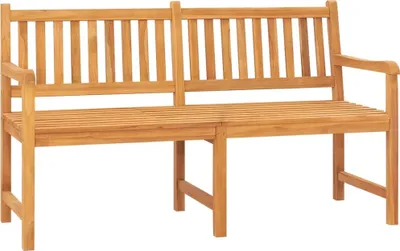 Immagine prodotto di Panca Giardino 3 Posti con Tavolino 150 cm Legno Massello Teak
