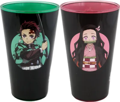 Obrázok produktu pre Szklanki do napojów Demon Slayer 2-szt. Tanjiro & Nezuko 473 ml