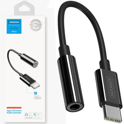 Obrázok produktu pre JOYROOM SH-C1, USB Typ-C, USB Type-C + 3.5mm, Samec, Samec/Samica, Priamy, Priamy