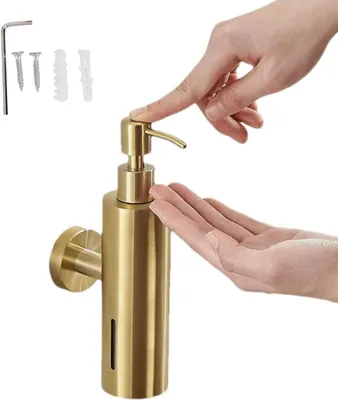 Immagine prodotto di Distributore di sapone in acciaio inossidabile moderno, da montare a parete