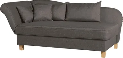 Produktbild von Recamiere mit Armteil links klappbar Katia Bezug Flachgewebe Buche natur / braun 22652