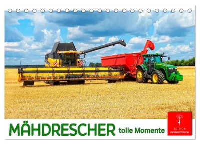 Produktbild von Mähdrescher - tolle Momente (Tischkalender 2027 DIN A5 quer), CALVENDO Monatskalender