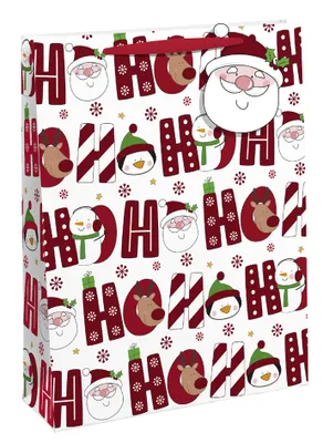 Produktbild von Clairefontaine Weihnachts-Geschenktüte "Hohoho II" klein