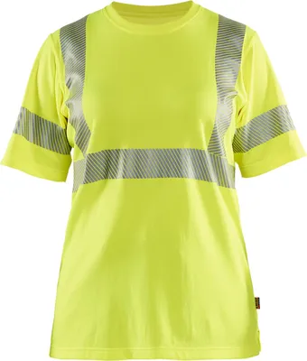 Produktbild von Blakläder Damen High Vis T-Shirt 3502, Farbe:High Vis Gelb, Größe:XXL