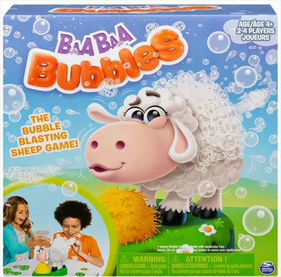 Produktbild von Games Baa Baa Bubbles - Seifenblasen - Spiel für die ganze Familie, Kartenspiel, Glücksspiel, 3 Jahr(e)