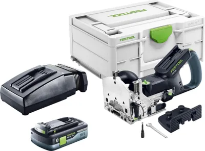 Image de Festool DFC 500 E-Basic Fraiseuse à cheville sans fil DOMINO 18 V 4 - 10 mm + 1x batterie 4,0 Ah + chargeur + Systainer
