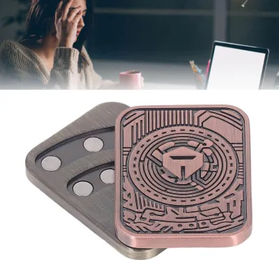 Image de Jouet magnétique coulissant en métal pour étudiants, adultes, bureau, TDAH, autisme, anxiété, réduction du stress, sensoriel