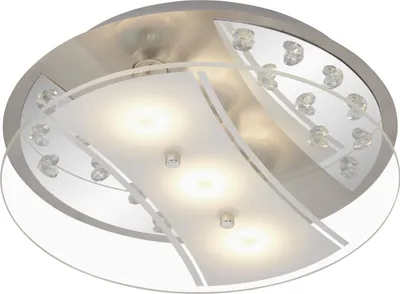 Produktbild von B-Kartonage Briloner  Maison LED Deckenlampe 3-flammig Rund Matt-Nickel