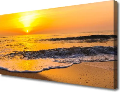 Produktbild von Tulup Leinwand-Bilder 100x50 Wandbild Canvas Kunstdruck Meer Landschaft