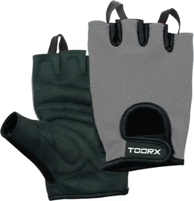 Produktbild von Toorx Fitness Gants de fitness - Daim - Gris - Größe: L