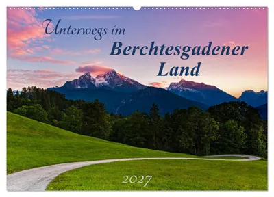 Zdjęcie produktu dla Wędrówki po regionie Berchtesgadener Land 2027 (kalendarz ścienny 2027, format DIN A2, poziomy), kalendarz miesięczny CALVENDO