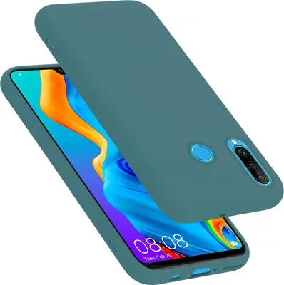 Produktbild von Cadorabo Schutzhülle für Huawei P30 LITE Hülle in Grün Handyhülle Case Cover TPU Etui