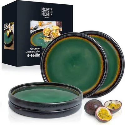 Produktbild von Kleine Teller Set 4-teilig 21cm für Dessert Frühstück