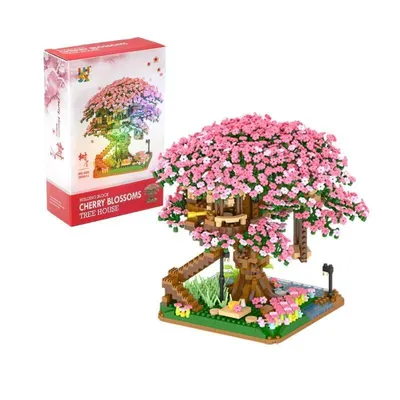 Produktbild von Mini Sakura / Kirschblüten Baumhaus Bausteine mit 2008 Teilen als Spielzeug