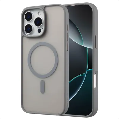 Zdjęcie produktu dla imoshion Color Guard Backcover z MagSafe dla Apple iPhone 16 Pro - Szary