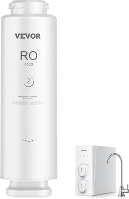 Obrázek produktu pro Náhrada pro systém reverzní osmózy VEVOR 400 GPD 9stupňový náhradní vodní filtr pro reverzní osmózu, filtrační vložka RO na 24 měsíců, snižuje obsah olova, chlóru, rzi, kompatibilní s vodním filtrem SS-002 pod dřezem