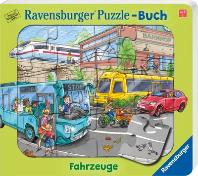 Produktbild von Ravensburger Buch Pappbilderbuch Mitmachen PuzzleBuch Fahrzeuge 42078