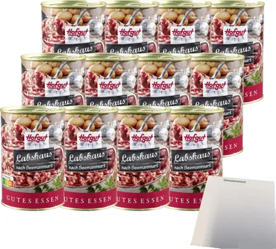 Produktbild von Hofgut Labskaus 35% Rindfleisch VPE (12x400g Dose) + usy Block