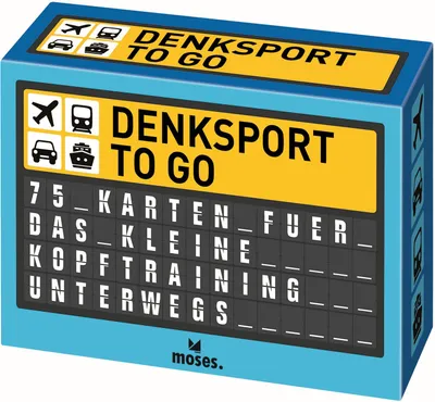 Produktbild von ISBN Denksport to go, Handwerk & Hobbies, Deutsch, Andere Formate, 150 Seiten