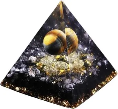 Obrázek produktu pro Dekorační orgonitová pyramida (TĚŽÍTKO)