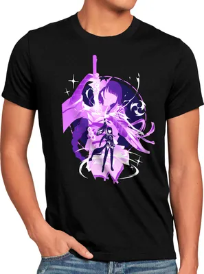 Produktbild von BaumwolleCloud Euthymia Raiden Herren T-Shirt genshin fantasy teyvat