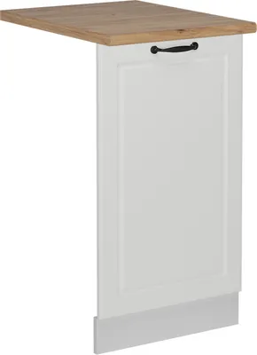 Produktbild von Geschirrspülblende Vicco R-Line Weiß Landhaus 45 cm , AP Eiche, Model 55071
