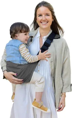 Productafbeelding van Draagzak - Baby drager - Kind meenemen - Ergonomisch ontwerp - 9-48 maanden - Grijs