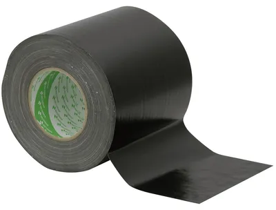 Produktbild von Nichiban Gaffa Tape Schwarz - 150 mm / 50 m - extra breit und stark