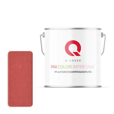 Produktbild von Pflastersteinimprägnierung Tomatenrot 5L | Farbimprägnierung für Beton, Stein & Ziegel | Imprägniermittel für außen & innen | Q-COVER