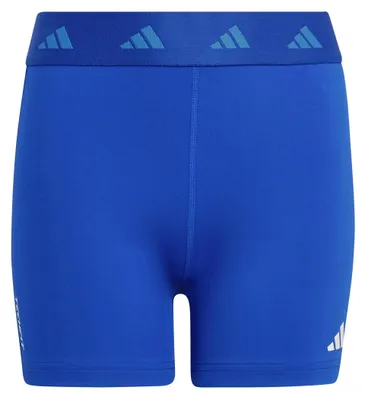 Productafbeelding van adidas meisjes Techfit korte leggings, team royal blauw/helder royal blauw/wit