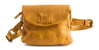 Produktbild von HAROLD'S Leder Umhängetasche Gürteltasche Submarine Shoulder- / Beltbag Yellow dunkelgelb