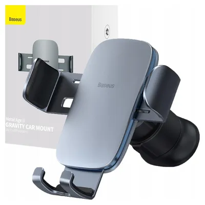 Immagine prodotto di Baseus Metal Age Ii Grip a gravità per griglia auto (grigio)