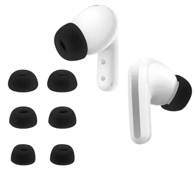 Produktbild von kwmobile 6x Polster kompatibel mit Xiaomi Redmi Buds 5 - 3 Größen - Silikon Ohrstöpsel In-Ear Kopfhörer